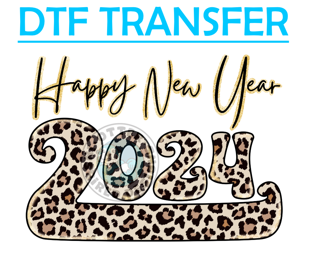 New Years- New Year 2024 Leopard Pattern -High Quality Print