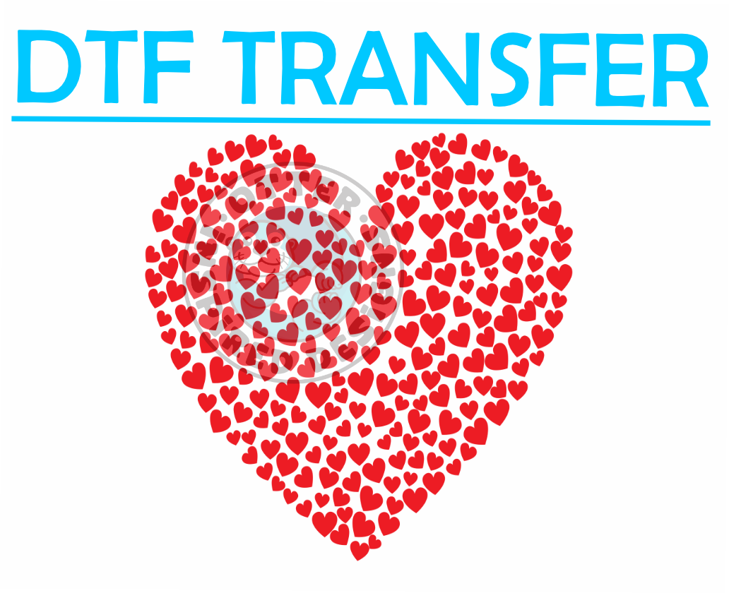 Valentines RED HEARTS -High Quality Print