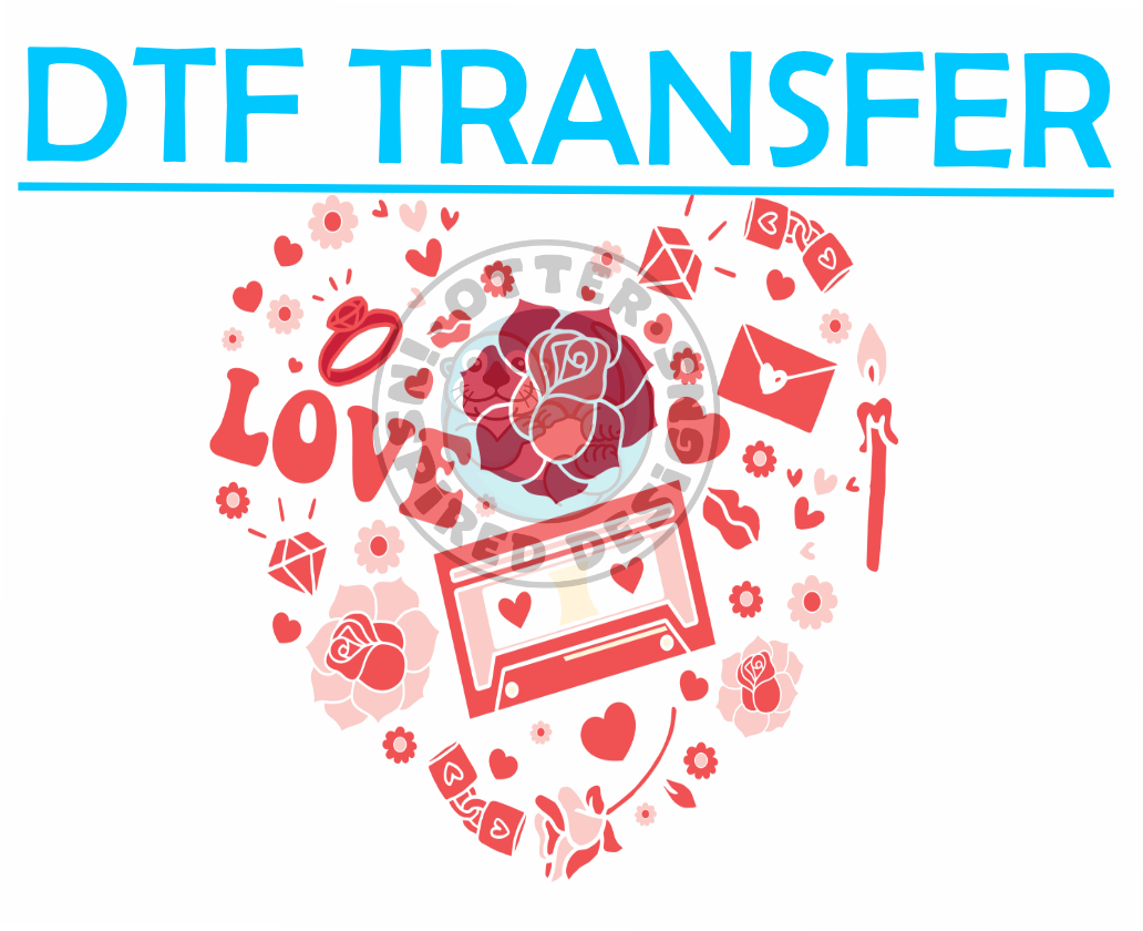 Valentines HEART LOVE-High Quality Print