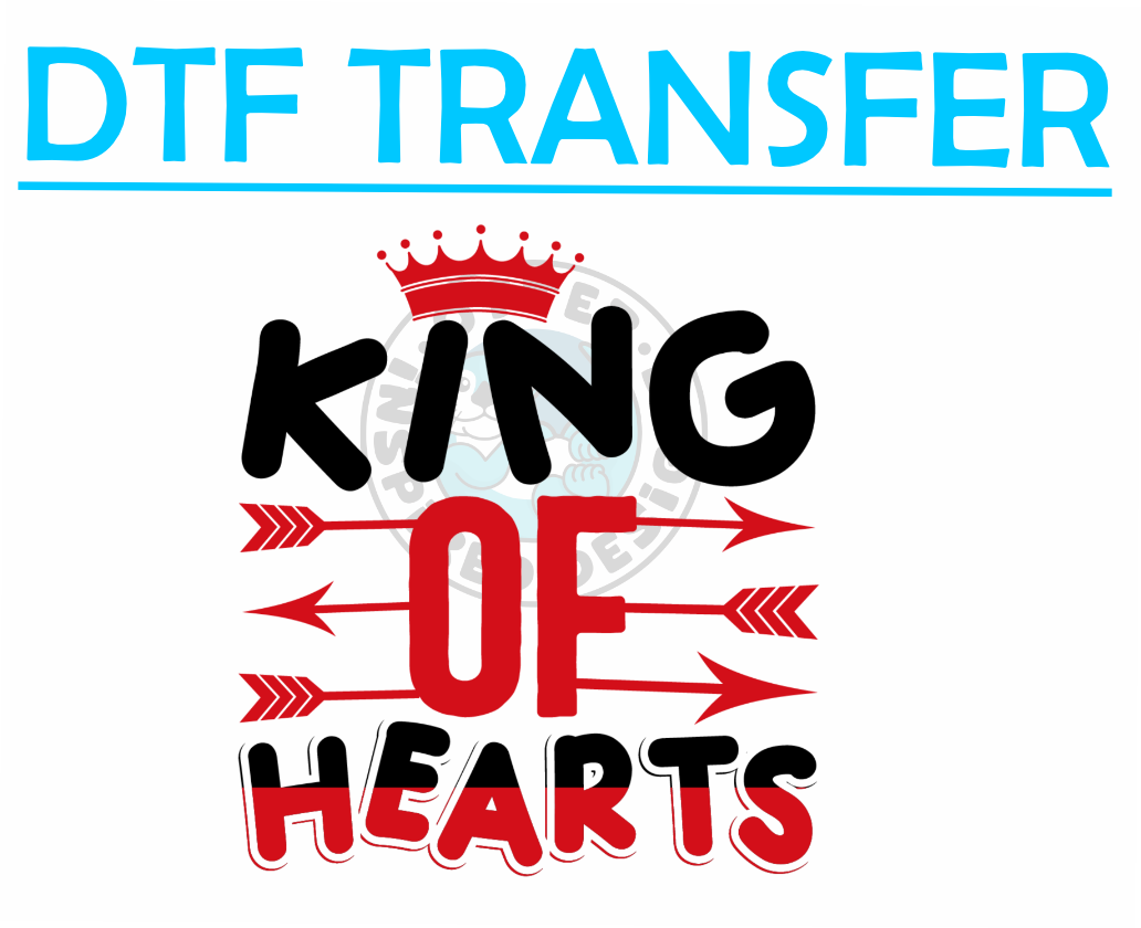 Valentines KING OF HEARTS -High Quality Print