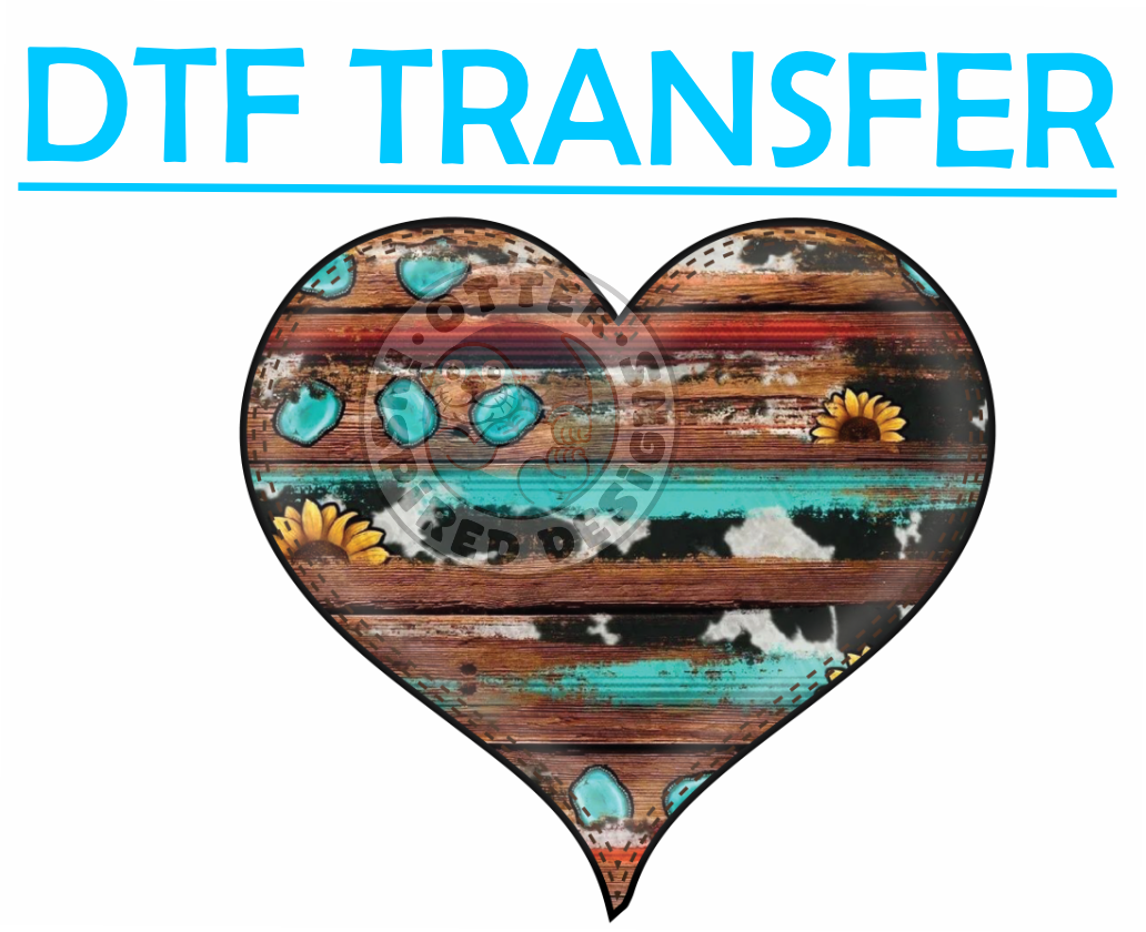 Valentines WESTERN HEART -High Quality Print