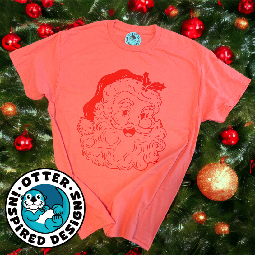 Christmas Santa Head Shirt