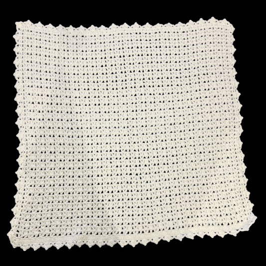 White ..Crochet Blanket