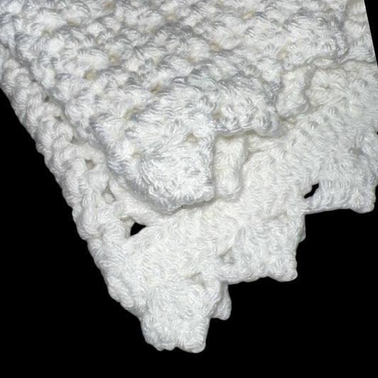 White                   Crochet Blanket