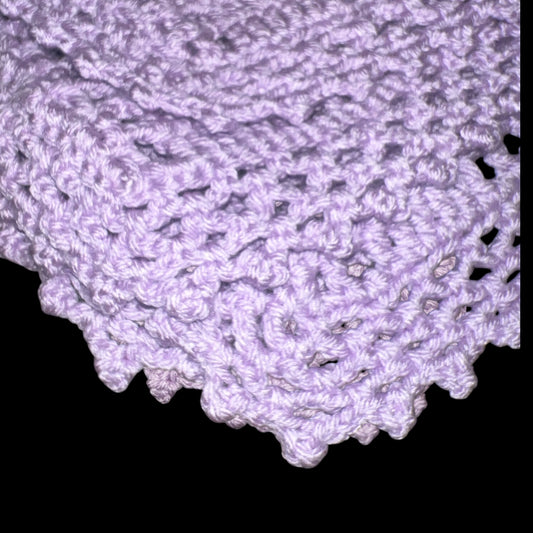 Lavender Crochet Blanket
