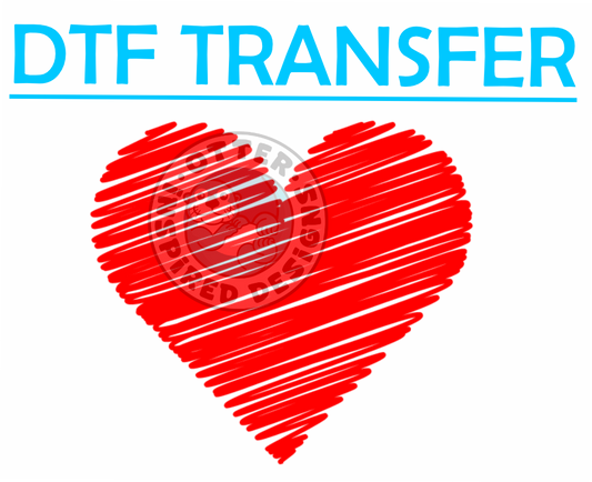 Valentines RED HEART -High Quality Print