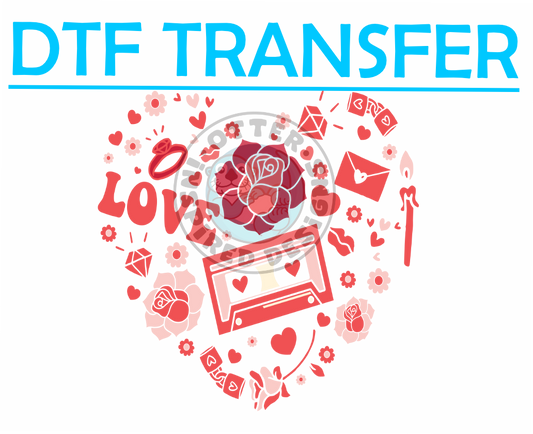 Valentines HEART LOVE-High Quality Print