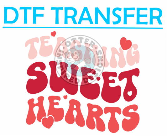 Valentines TEACHING SWEET HEARTS-High Quality Print