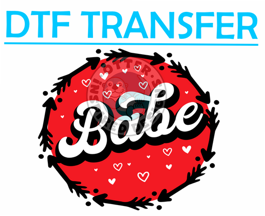 Valentines BABE -High Quality Print