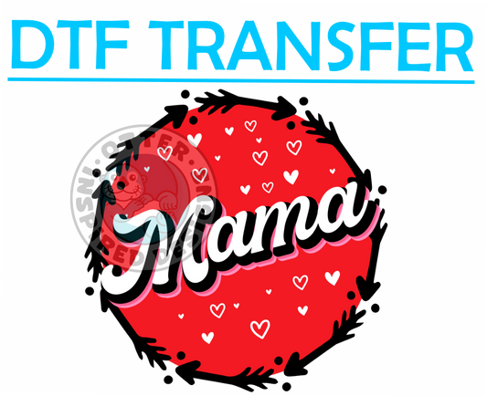 Valentines MAMA hearts-High Quality Print