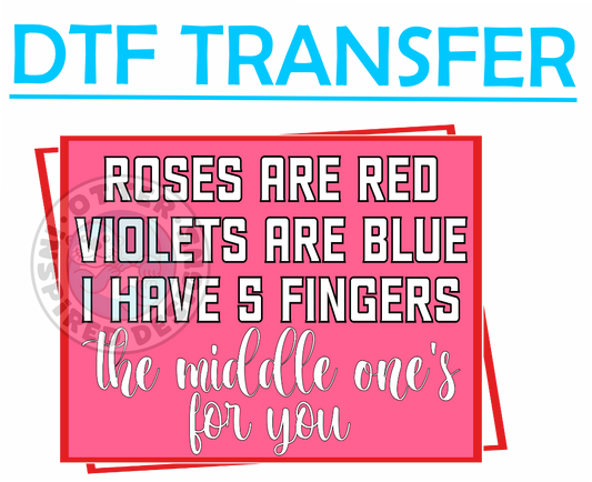 Valentines I have Five Fingers for You-High Quality Print
