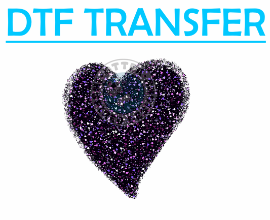 Valentines Heart Glitter -High Quality Print