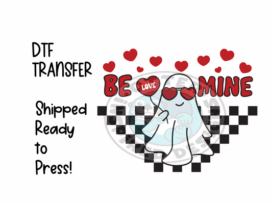 Valentines BE MINE GHOST -High Quality Print