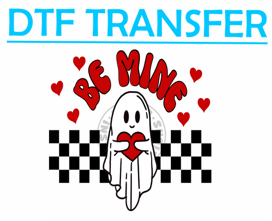 Valentines Be Mine Ghost -High Quality Print