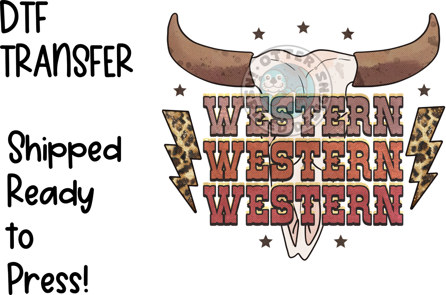 Western Skull -High Quality Print